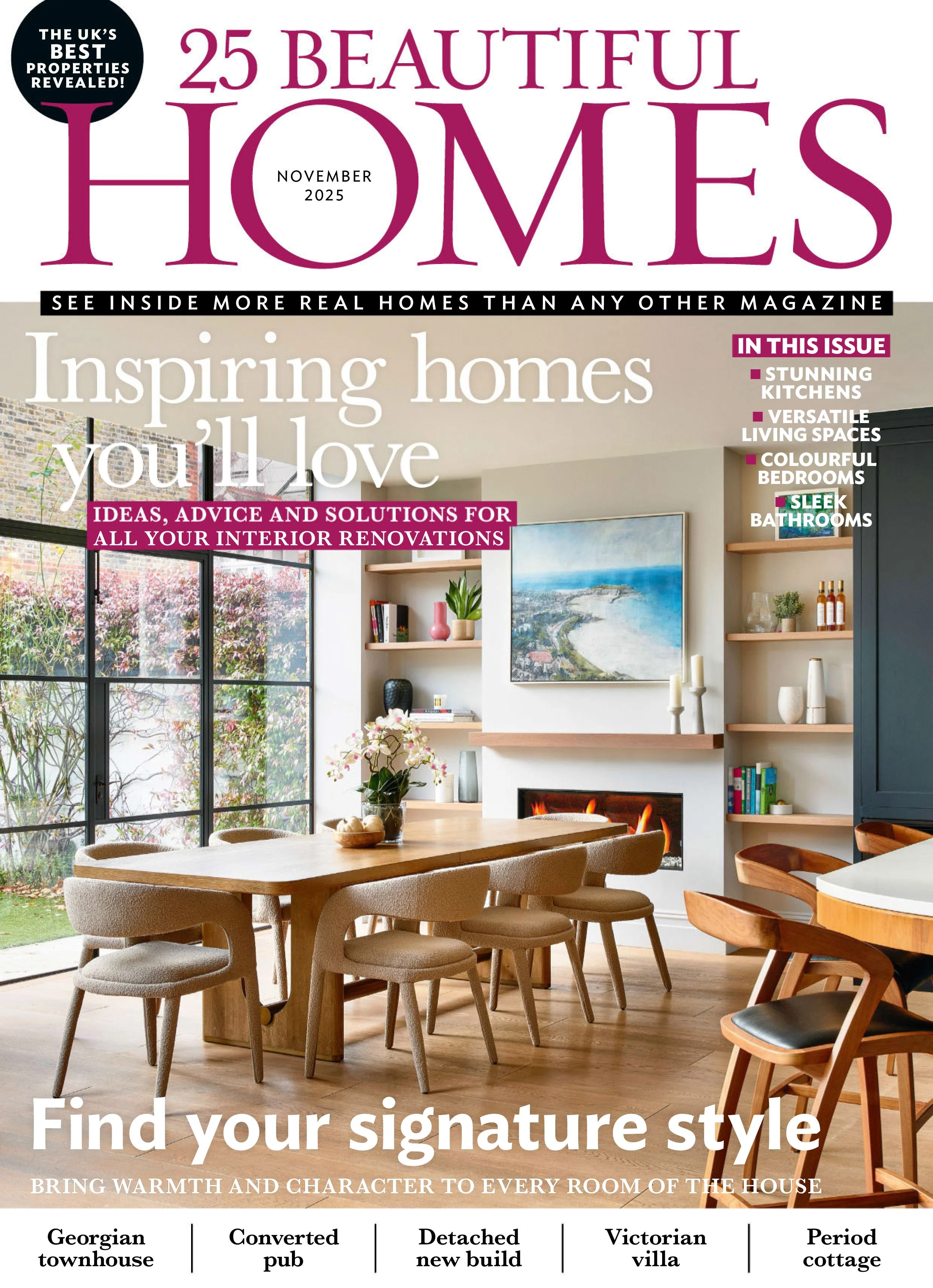 25 Beautiful Homes – November 2025 Magazine Digital