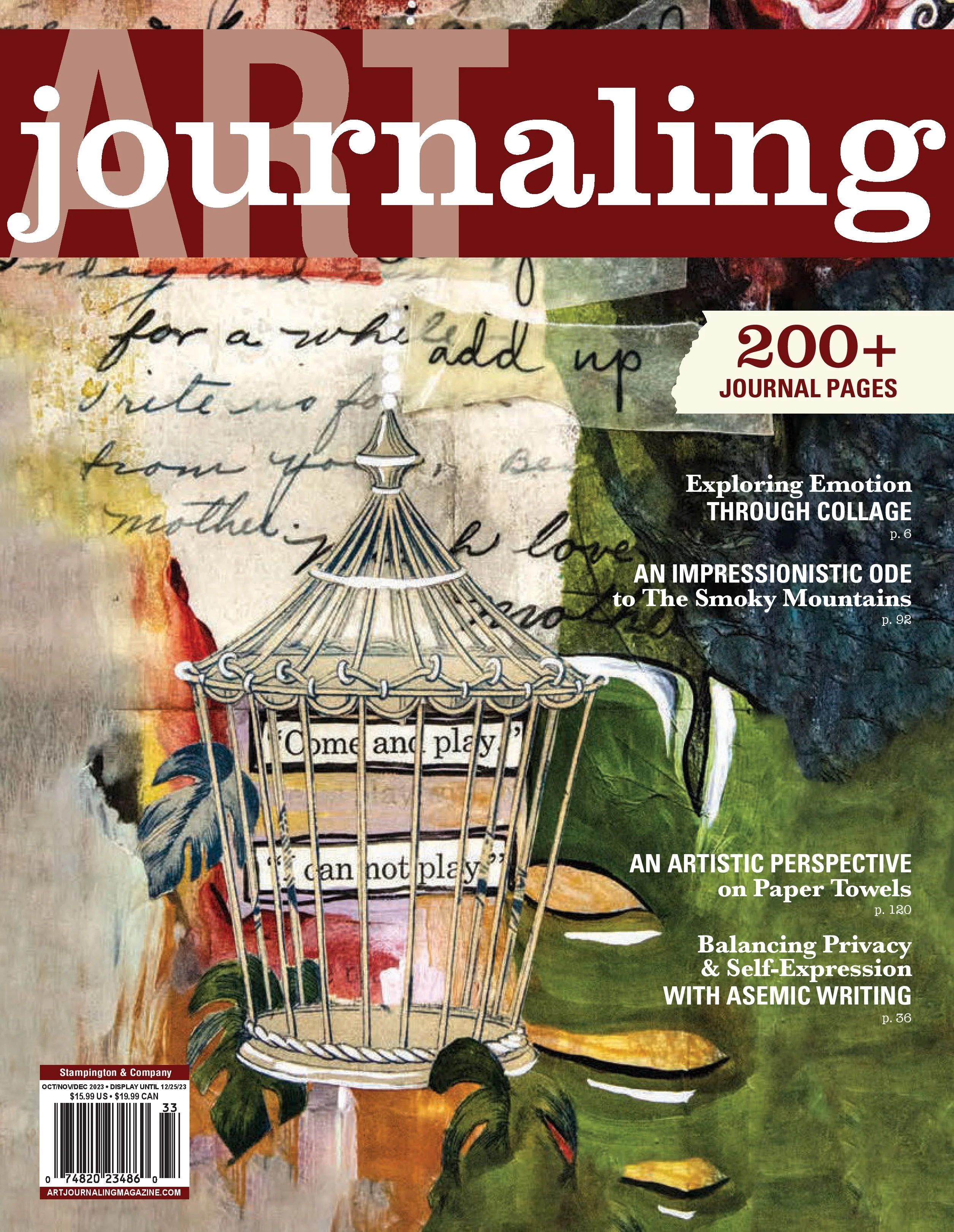 Art Journaling – October/December 2023 Magazine Digital