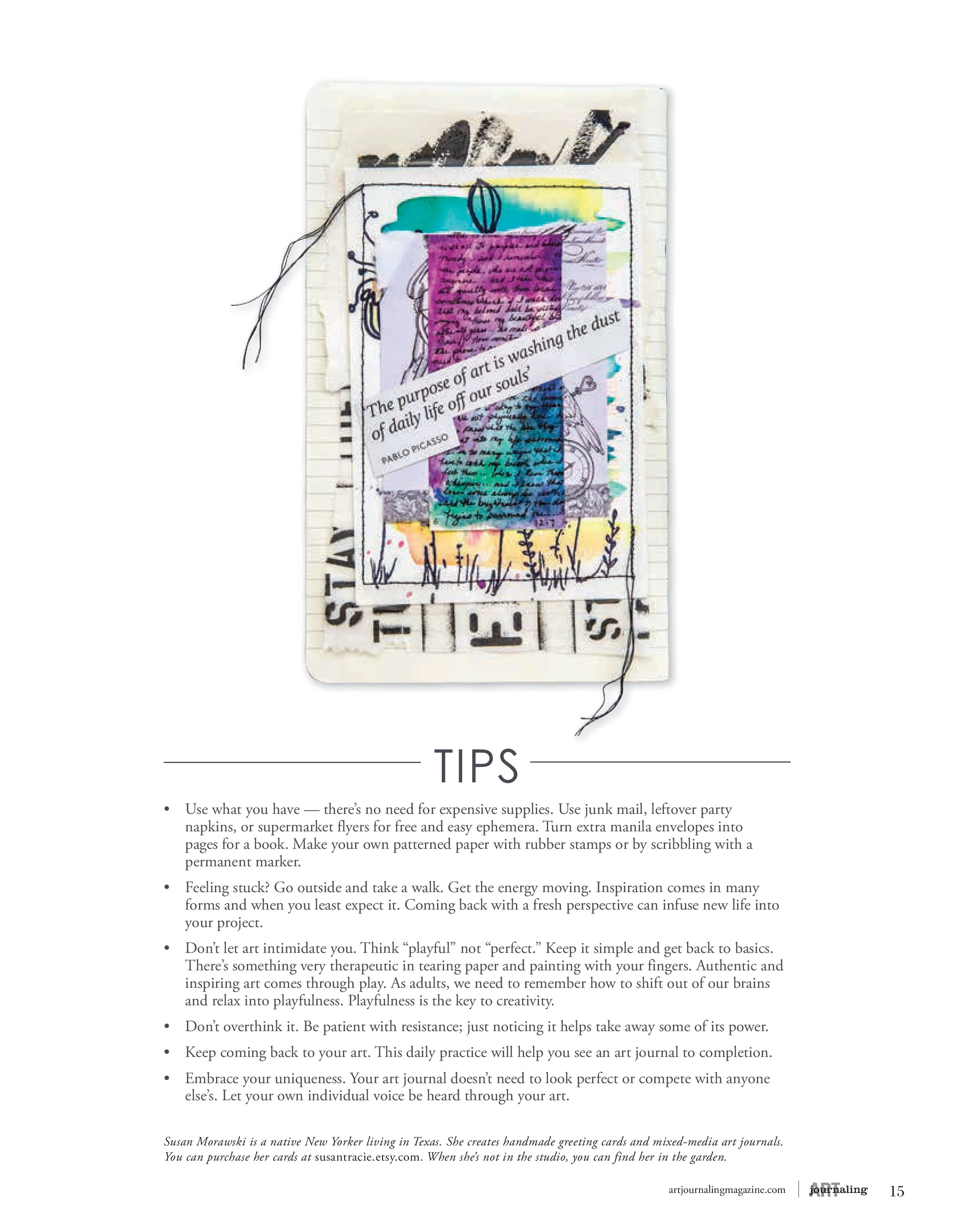 Art Journaling – October/December 2023 Magazine Digital - Image 2