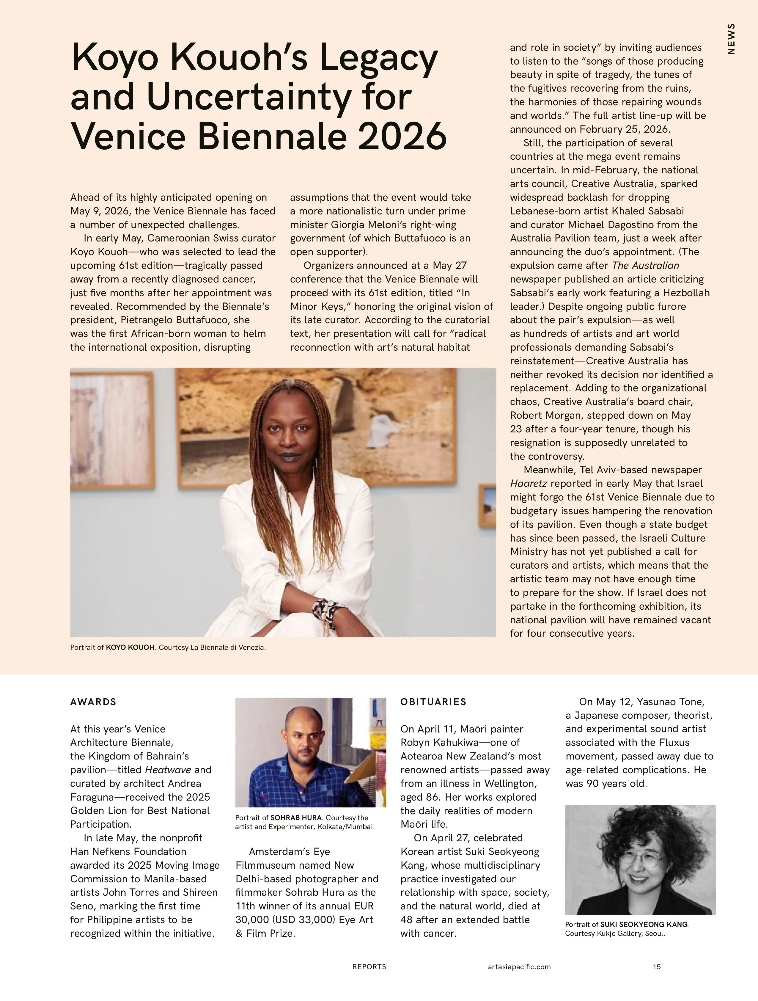 ArtAsiaPacific – Issue 144, July-August 2025 Magazine Digital - Image 2