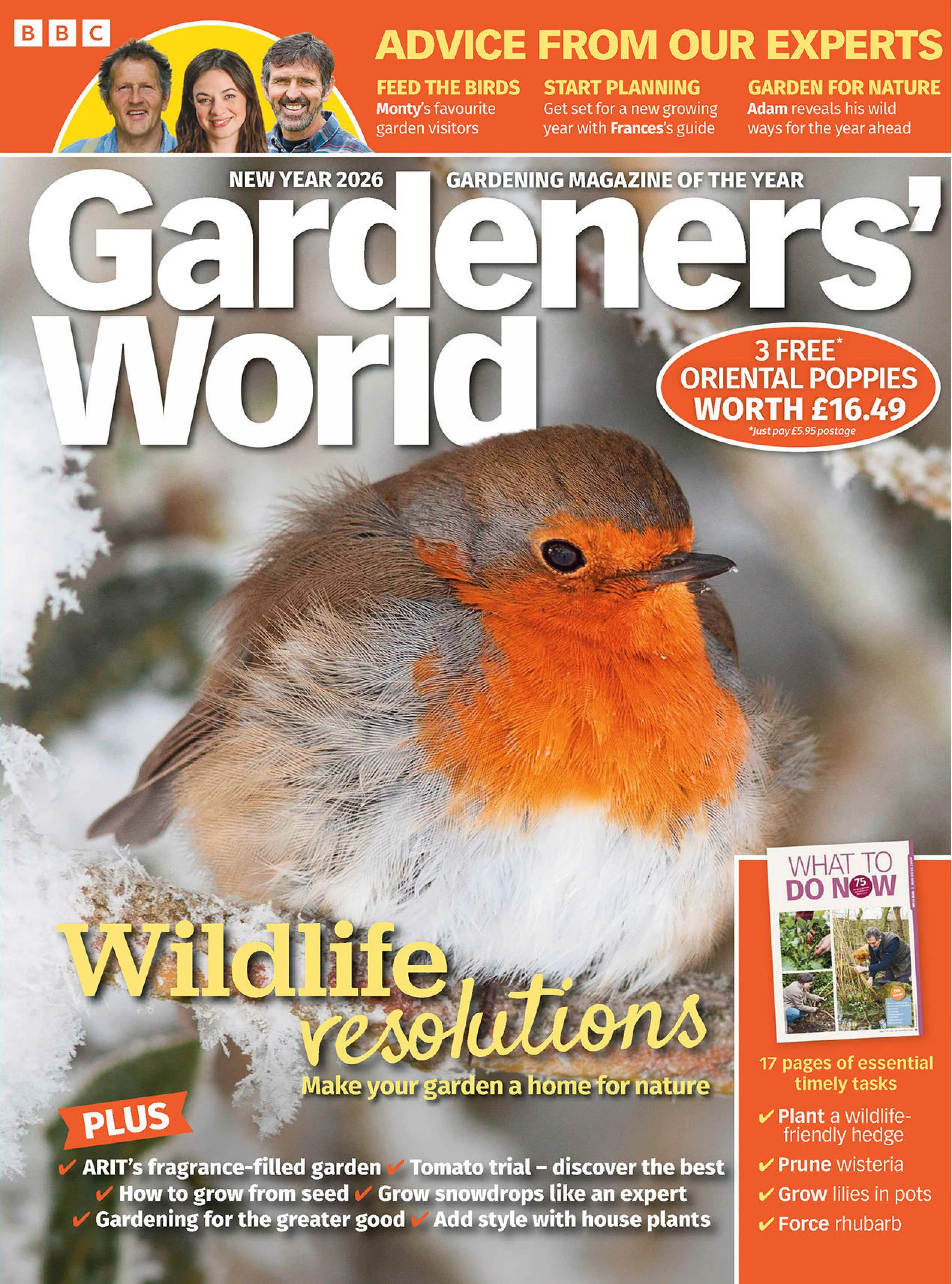BBC Gardeners’ World Magazine – New Year 2026 Magazine Digital