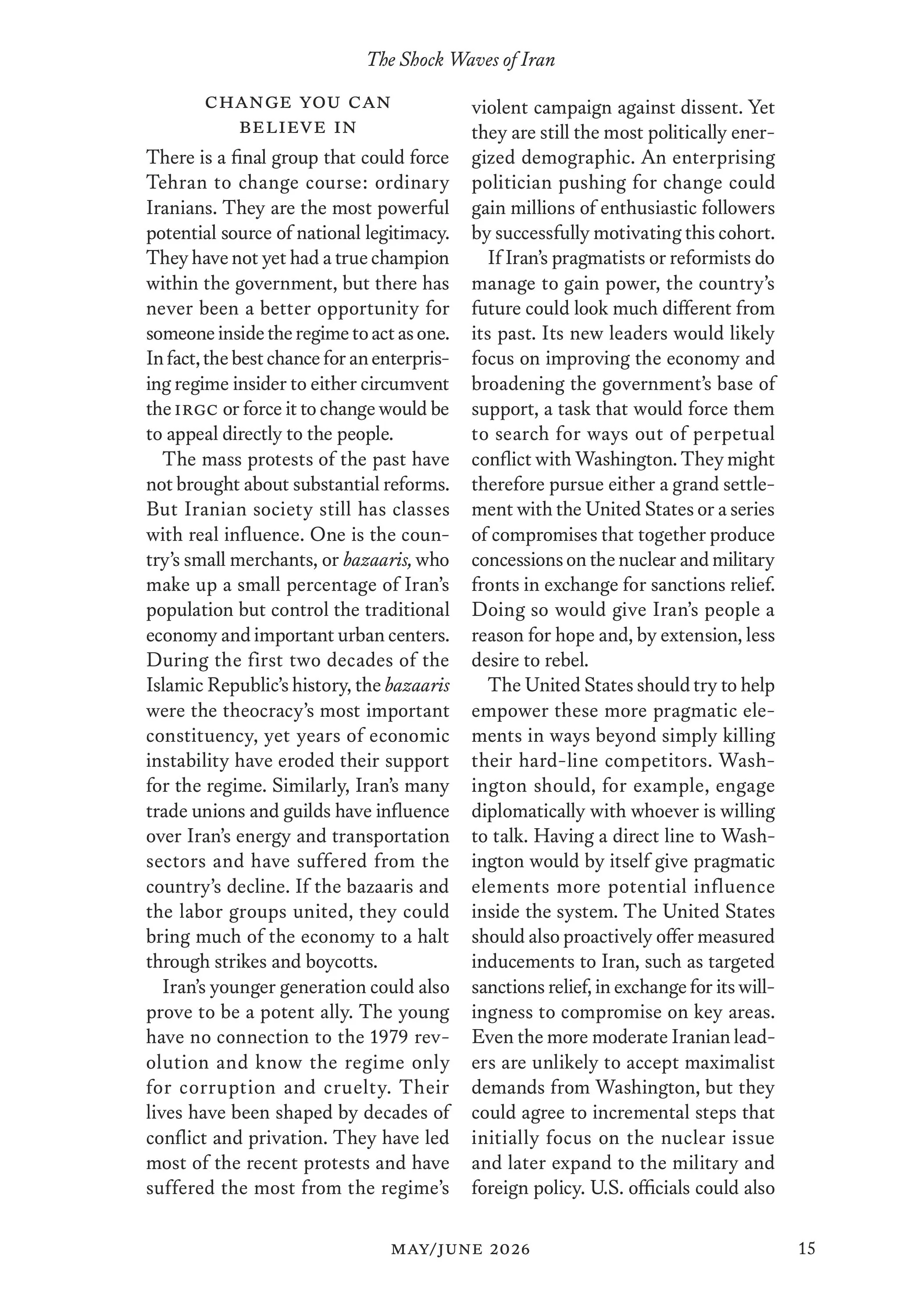 Foreign Affairs –  May/June 2026 Digital Magazine - Image 2