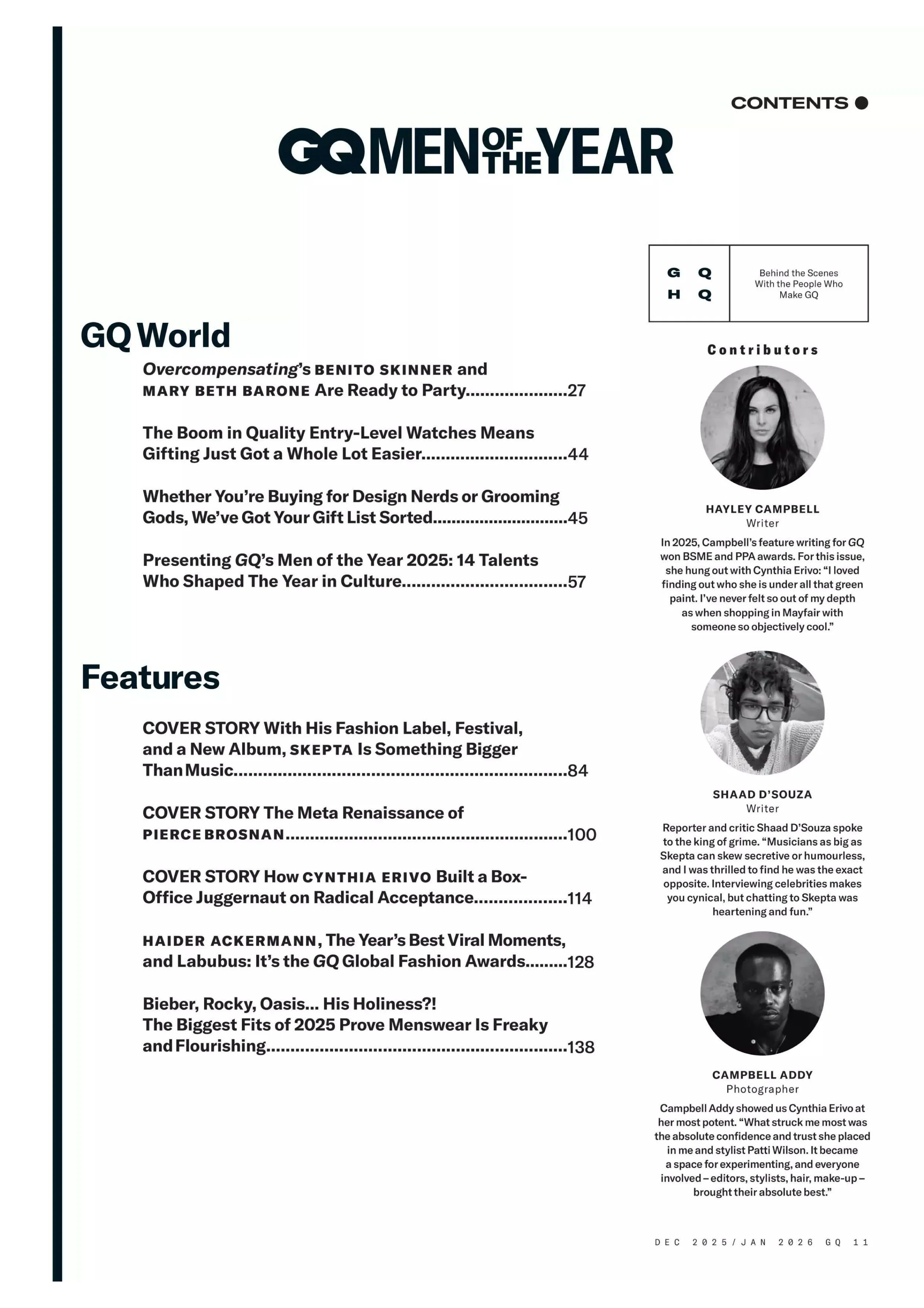 GQ UK – December 2025 / January 2026 Magazine Digital - Image 3