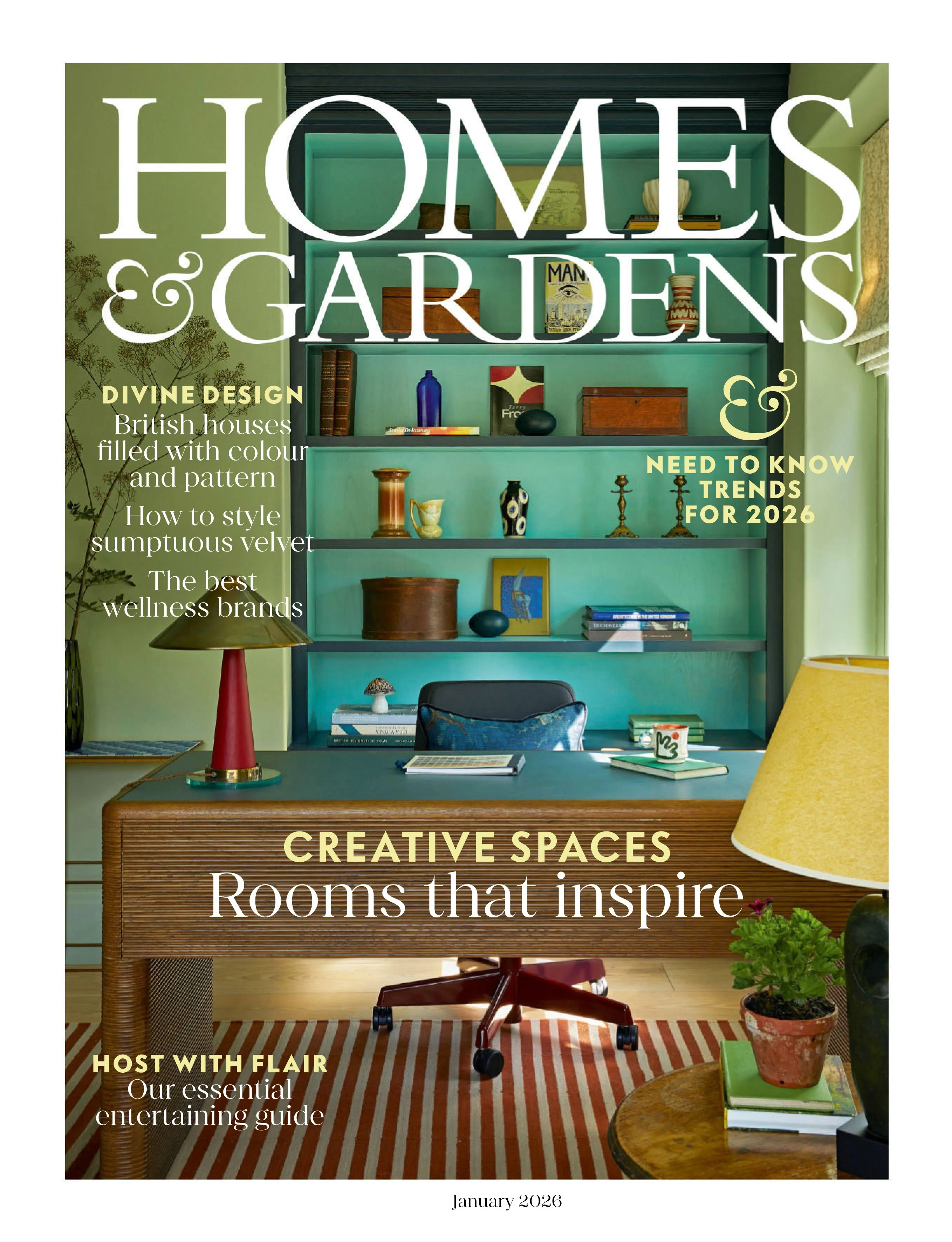 Homes & Gardens UK – January 2026 Magazine Digital