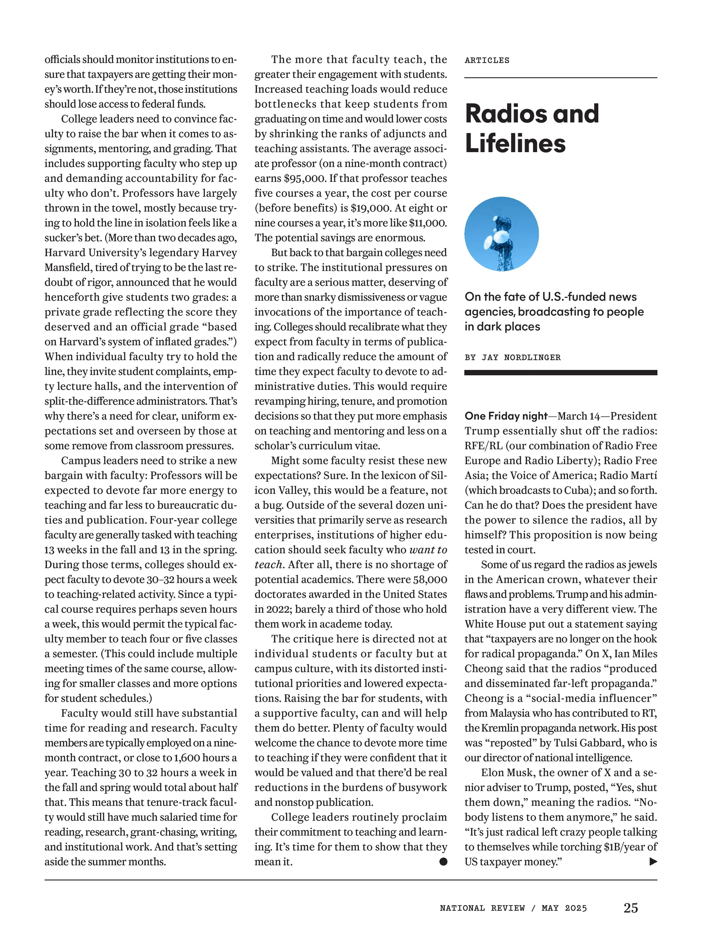 National Review – May 2025 Magazine Digital - Image 3