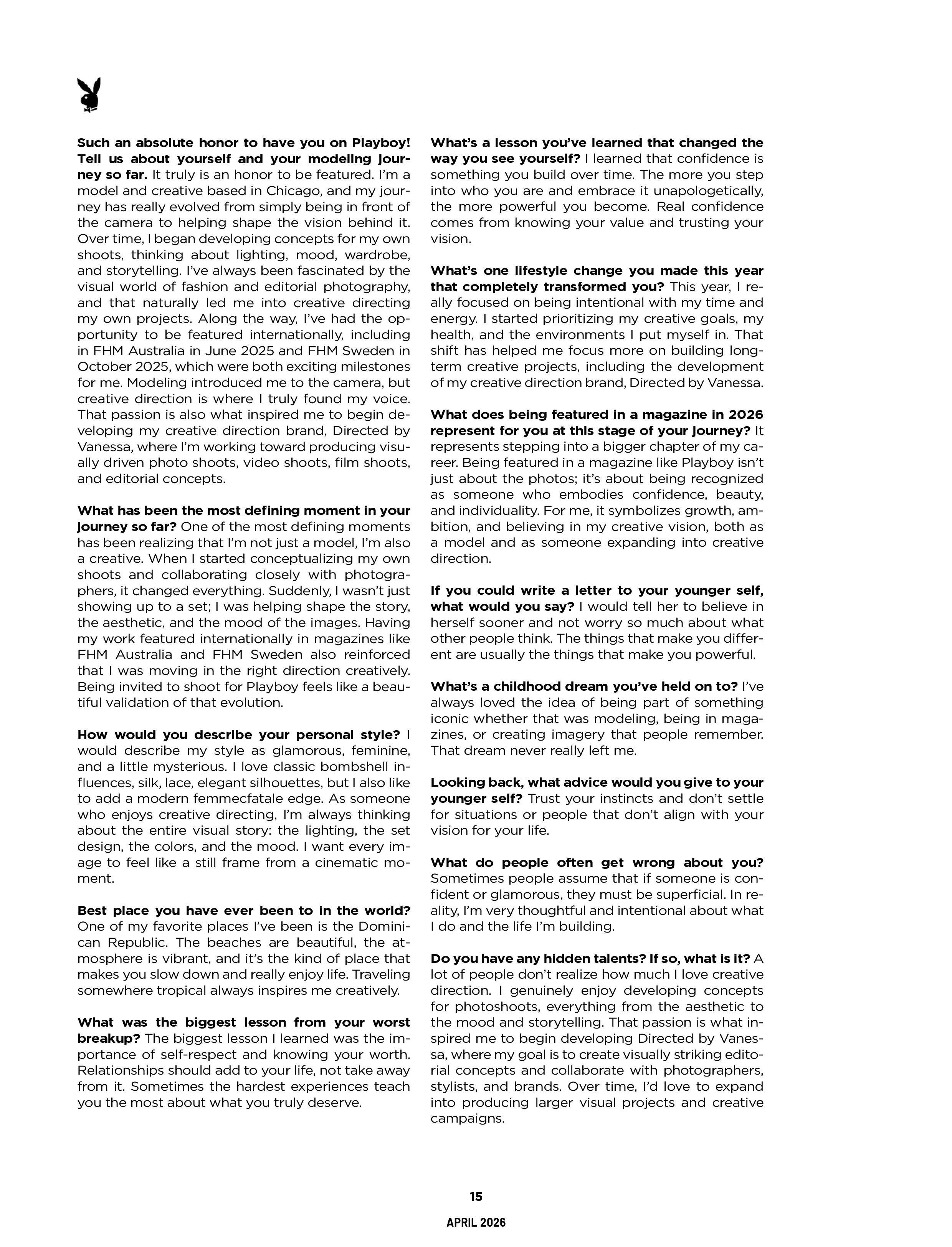 Playboy New Zealand - April 2026 Magazine Digital - Image 2