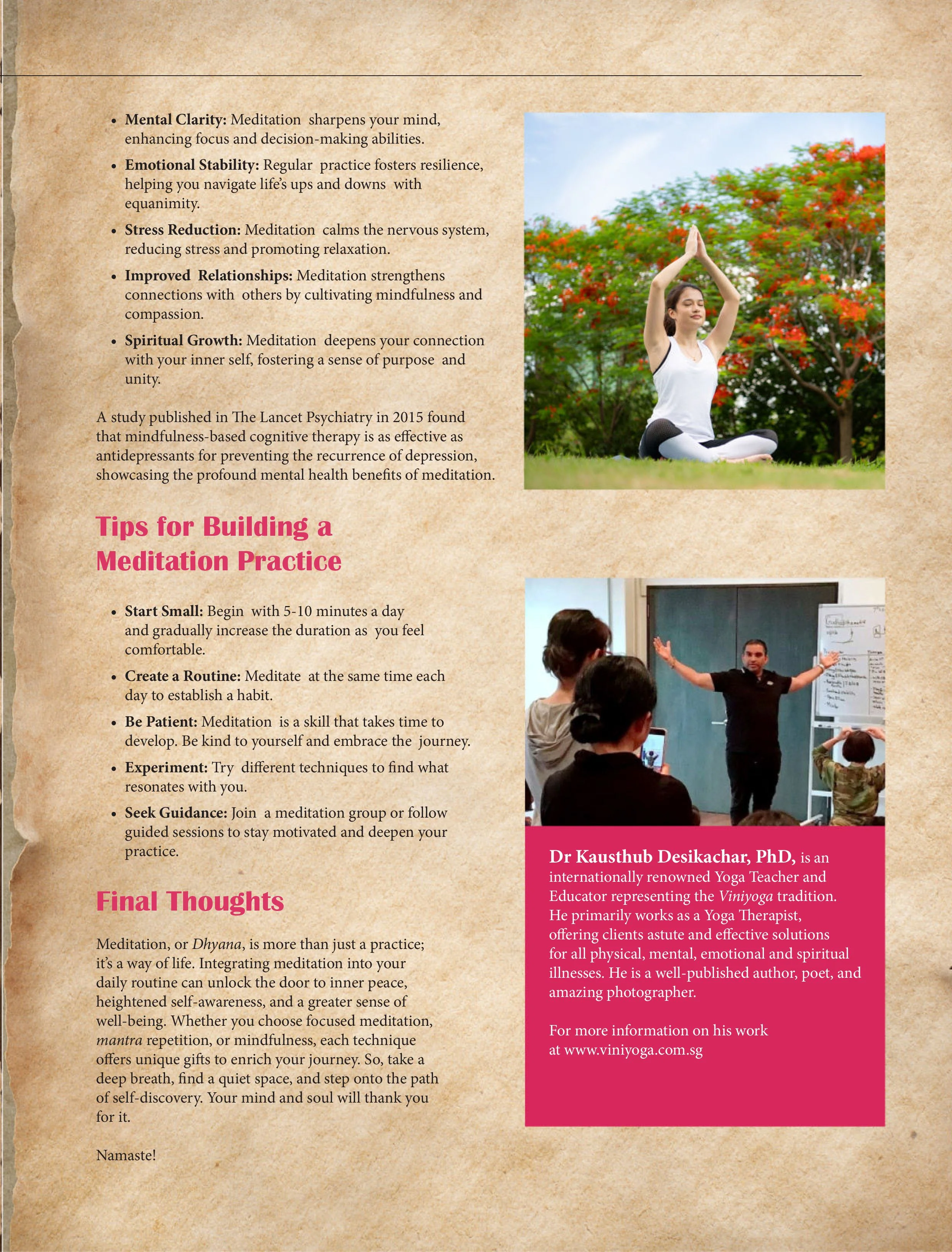 YOGA Magazine – Issue 263, March 2025 Magazine Digital - Image 3